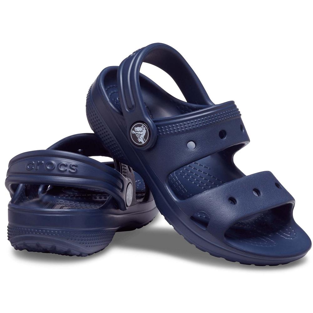 Navy Girls' Crocs Toddlers' Classic Sandals | NZ 1605LISH